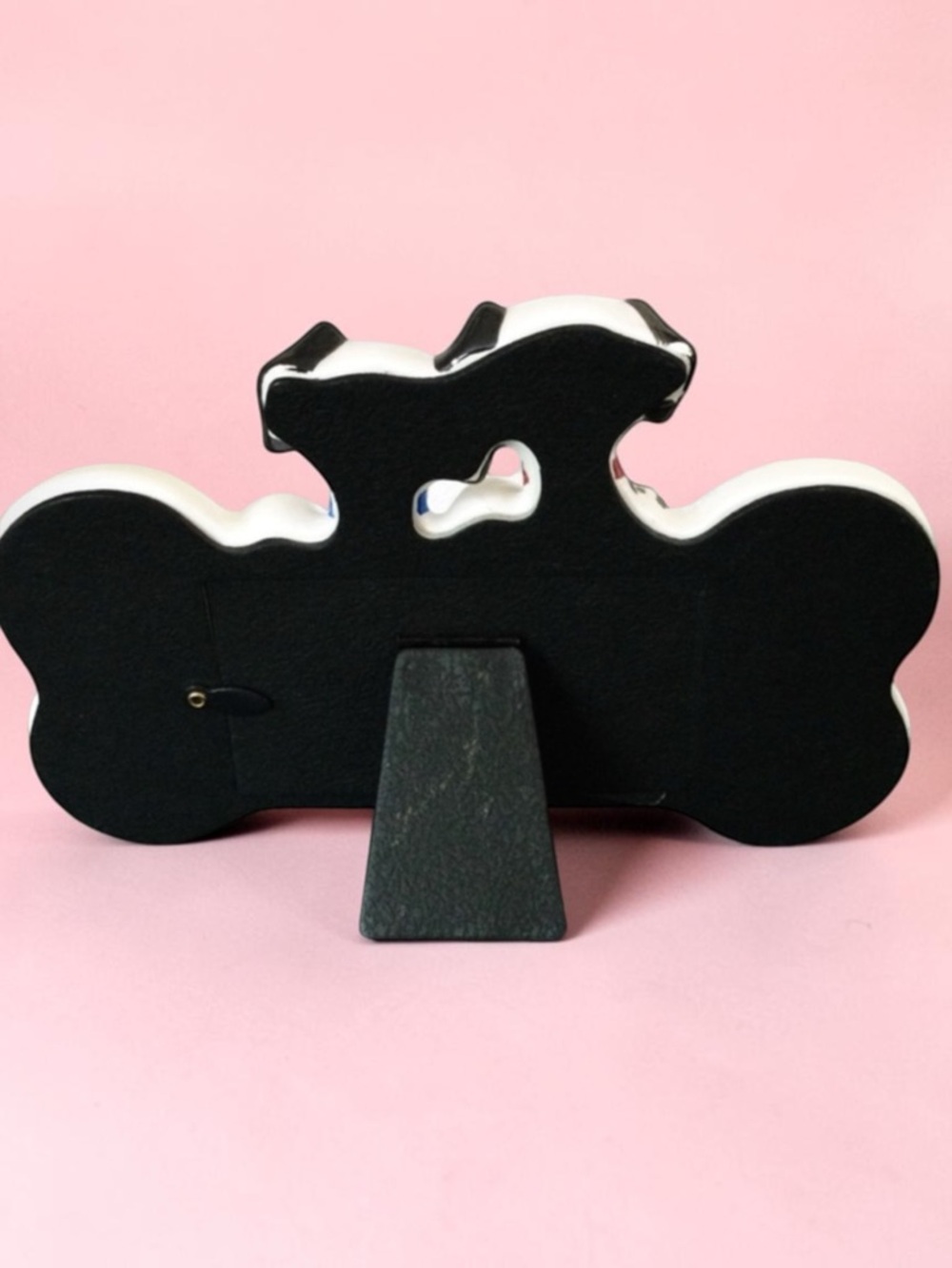 Vintage Disney 102 Dalmatians Bone‑Shaped Picture Frame – Domino & Little Dipper - Picture 6 of 10